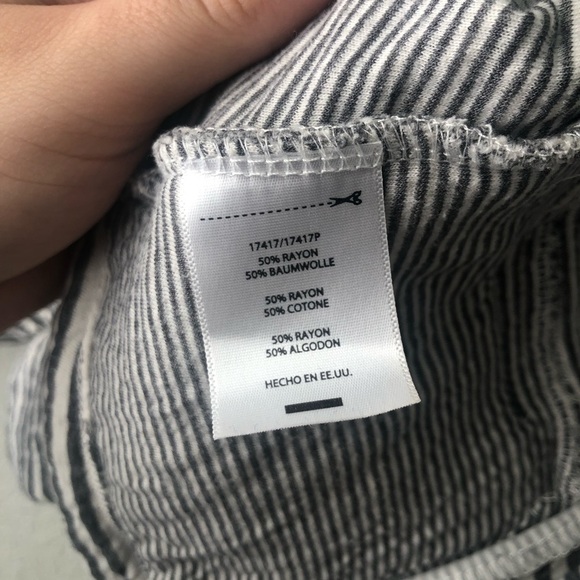 Anthropologie Size XS Dolan Left Coast Striped Open Front Cardigan Sweater Knit - Picture 7 of 7